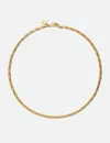Crystal Haze Mommo Woven Chain Necklace In Gold