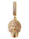 Crystal Haze Mr Nice Skull-shaped Pendant In Gold