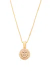 Crystal Haze Ms Vaxxine 18kt Gold-plated Necklace In Gold
