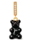Crystal Haze Nostalgia Bear Pendant In Black