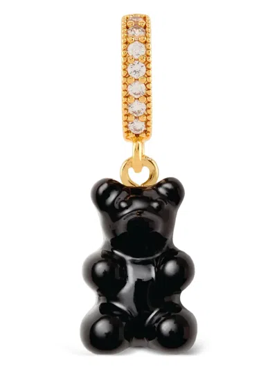 Crystal Haze Nostalgia Bear Pendant In Black