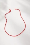 Crystal Haze Plastalina Chain Necklace In Red