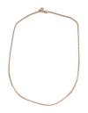 Crystal Haze Plastalina Chain Woman Necklace Beige Size - Brass, Enamel In Beige