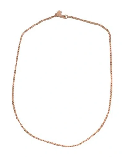 Crystal Haze Plastalina Chain Woman Necklace Beige Size - Brass, Enamel
