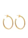 Crystal Haze Serena 18kt Gold-plated Hoop Earrings In Gold