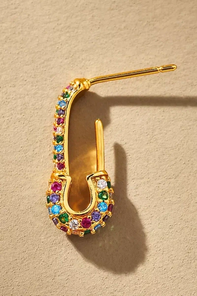Crystal Haze Small Pin Up Earring In Gold