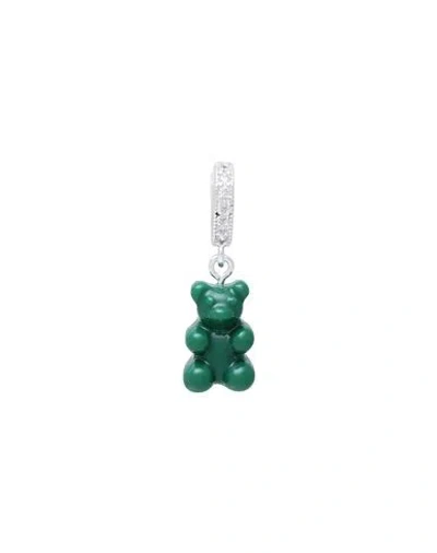 Crystal Haze Woman Pendant Dark Green Size - Brass, Resin