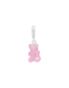 Crystal Haze Woman Pendant Pink Size - Resin, Cubic Zirconia, Brass In Pink