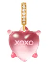 Crystal Haze Xoxo Necklace Pendant In Gold