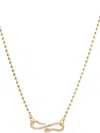 Crystal Haze Year Of The Snake Necklace In Gold