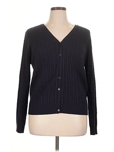 Pre-owned Crystal Kobe Cardigan Sweater In Black