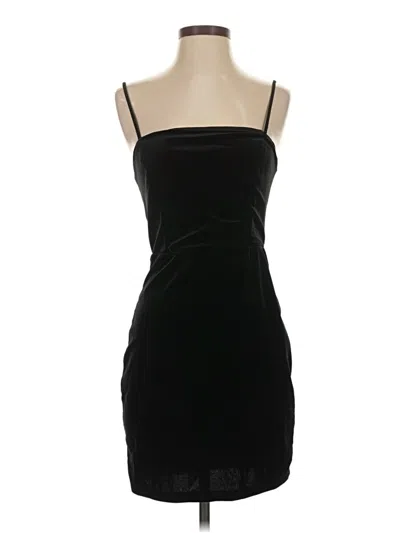 Pre-owned Crystal Sky Cocktail Dress In Black