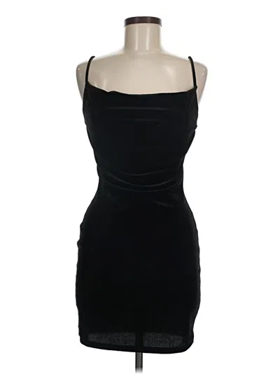 Pre-owned Crystal Sky Cocktail Dress In Black