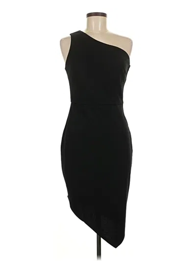 Pre-owned Crystal Sky Cocktail Dress In Black