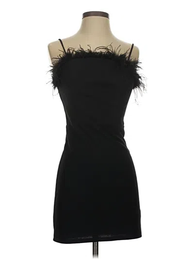 Pre-owned Crystal Sky Cocktail Dress In Black