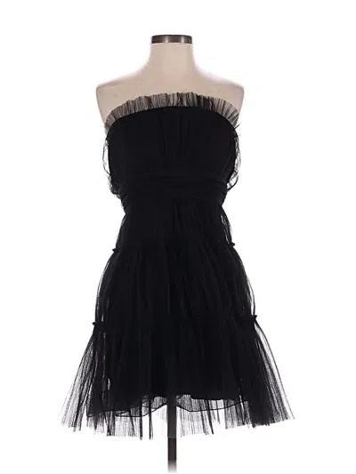 Pre-owned Crystal Sky Cocktail Dress In Black