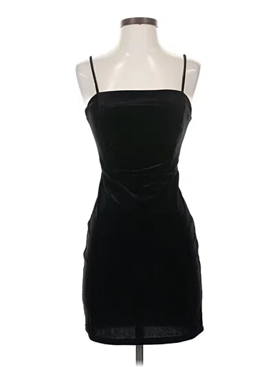 Pre-owned Crystal Sky Cocktail Dress In Black