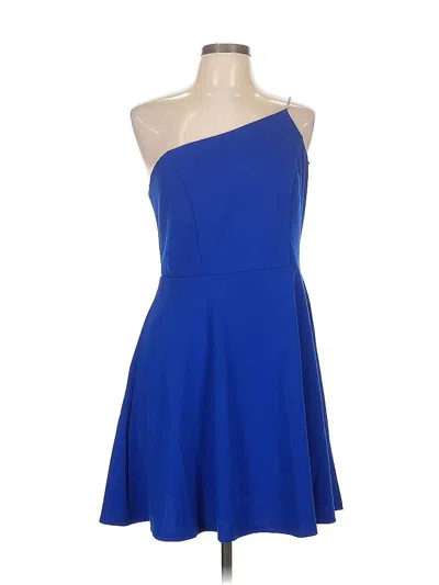 Pre-owned Crystal Sky Cocktail Dress In Blue