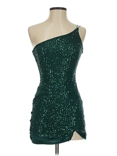 Pre-owned Crystal Sky Cocktail Dress In Green