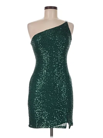 Pre-owned Crystal Sky Cocktail Dress In Green