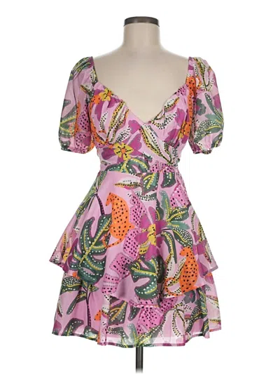 Pre-owned Crystal Sky Cocktail Dress In Pink