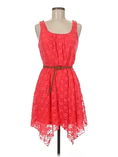 Pre-owned Crystal Sky Cocktail Dress In Red