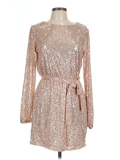 Pre-owned Crystal Sky Cocktail Dress In Silver