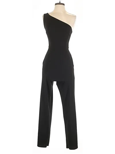 Pre-owned Crystal Sky Jumpsuit In Black
