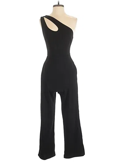Pre-owned Crystal Sky Jumpsuit In Black