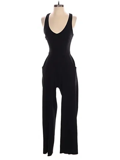 Pre-owned Crystal Sky Jumpsuit In Black