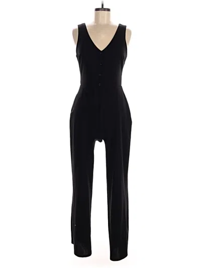 Pre-owned Crystal Sky Jumpsuit In Black