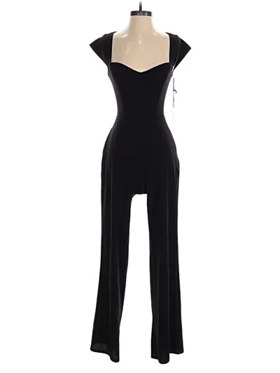 Crystal Sky Jumpsuit In Black