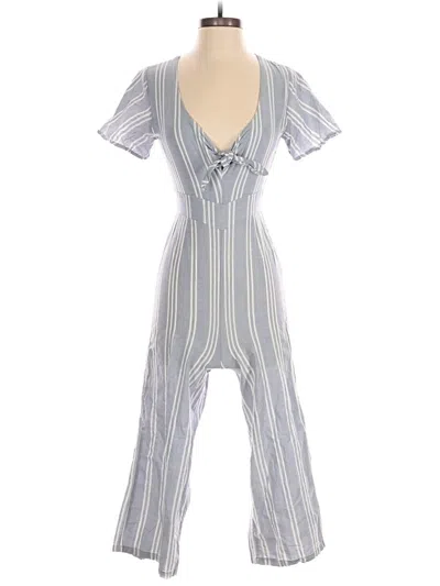Pre-owned Crystal Sky Jumpsuit In Blue