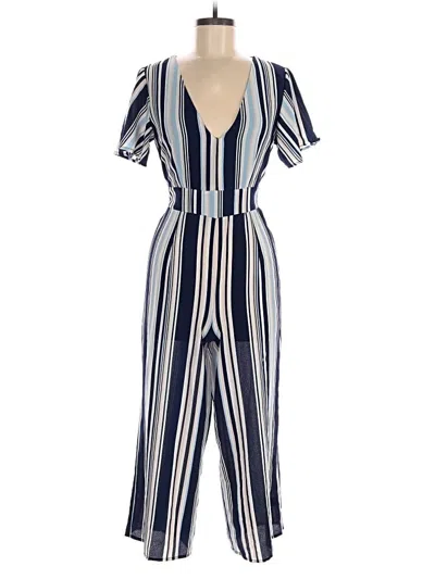 Pre-owned Crystal Sky Jumpsuit In Blue