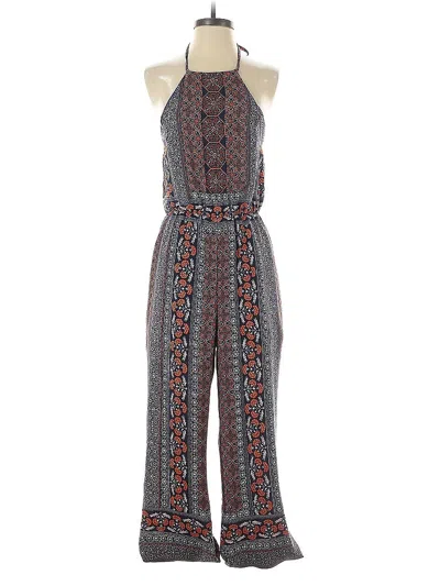 Pre-owned Crystal Sky Jumpsuit In Gray