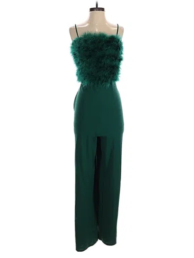 Pre-owned Crystal Sky Jumpsuit In Green