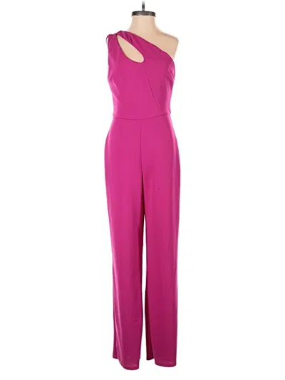 Pre-owned Crystal Sky Jumpsuit In Pink