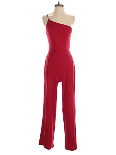 Pre-owned Crystal Sky Jumpsuit In Red