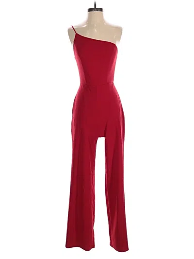 Pre-owned Crystal Sky Jumpsuit In Red