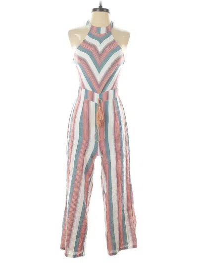 Pre-owned Crystal Sky Jumpsuit In Silver