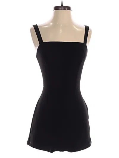 Pre-owned Crystal Sky Romper In Black