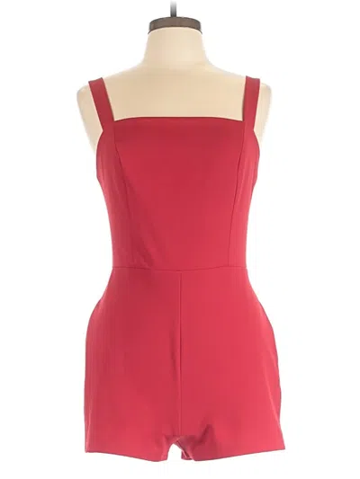 Pre-owned Crystal Sky Romper In Red