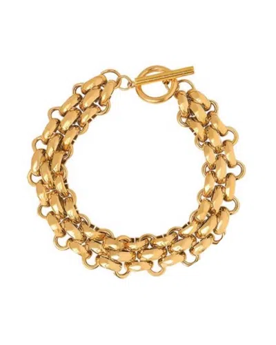 Crystals And Co Women's Antique Gold Bracelet
