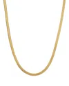Crystals And Co Women's Fine Gold Herringbone Necklace - Jw In Yellow