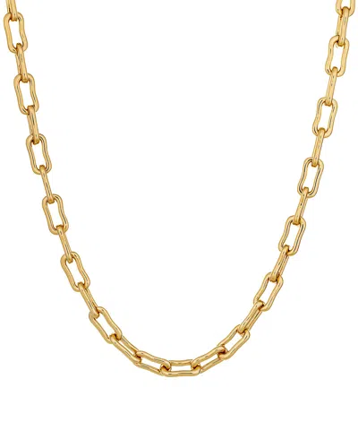 Crystals And Co Women's Gold Flow Link Necklace