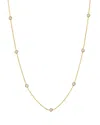 Crystals And Co Women's Long Station Crystal Necklace In Multi