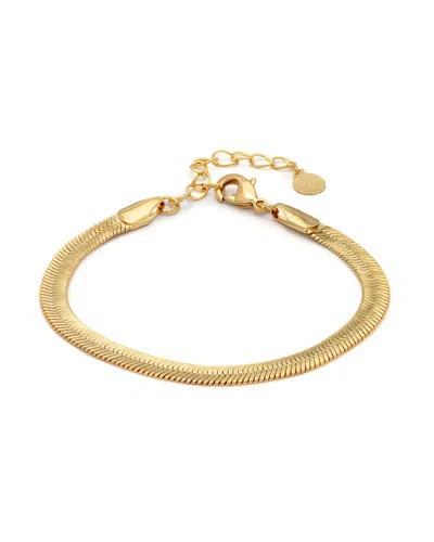 Crystals And Co Women's Thick Herringbone Bracelet In Multi