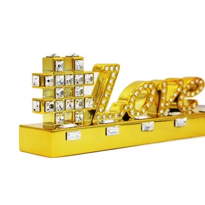 Crystamas Hashtag Love In Gold