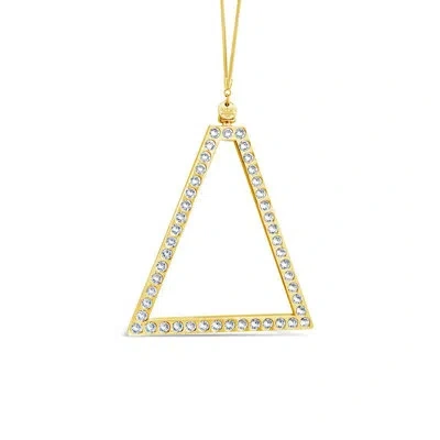 Crystamas Pyramide Magnus Holiday Shaped Ornament In Gold