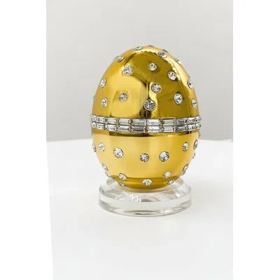 Crystamas Zona Ovum In Gold,gray